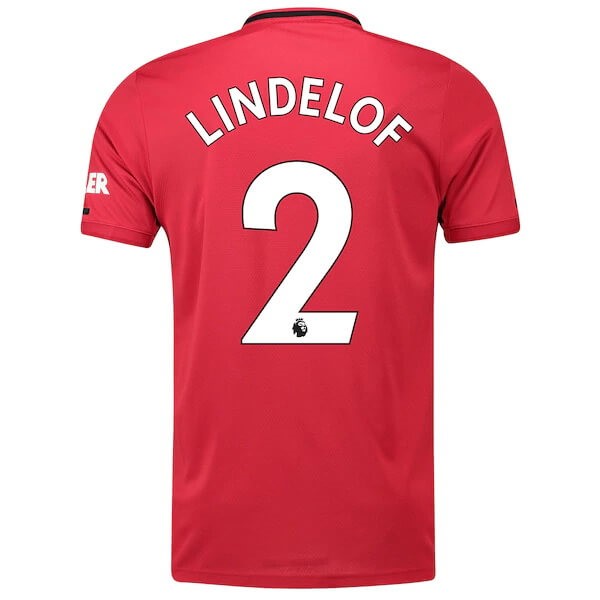 Camiseta Manchester United NO.2 Lindelof 1ª 2019-2020 Rojo